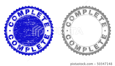 Grunge COMPLETE Scratched Stamps 50347148