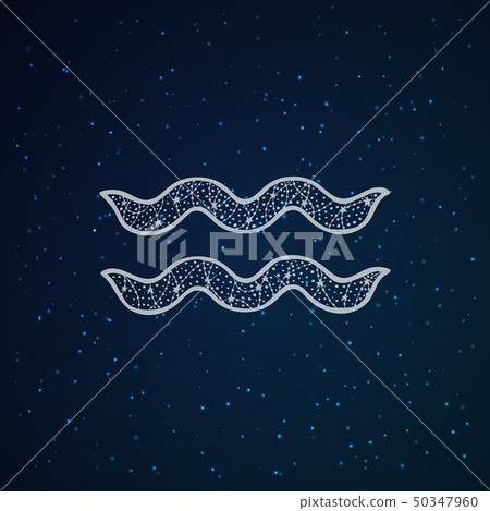 Aquarius zodiac sign. 50347960