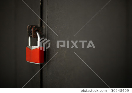 lock on the iron door 50348409