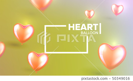 Glossy Happy Birthday Balloon Decoration Vector 50349016