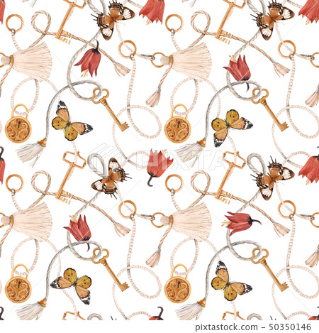 Glamorous fashion vector pattern Glamorous fashion vector pattern 50350146