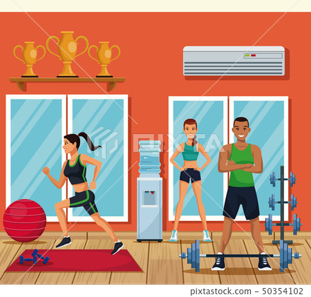 People in the gym 50354102