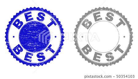 Grunge BEST Scratched Stamp Seals 50354103