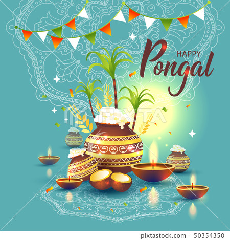 illustration of Happy Pongal Holiday Harvest 50354350