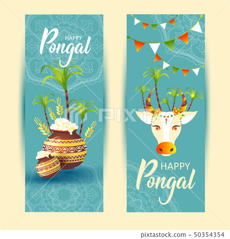 South Indian Festival Pongal Background Template 50354354