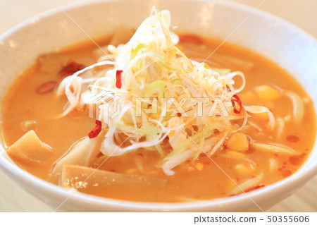 Delicious spicy miso ramen 50355606