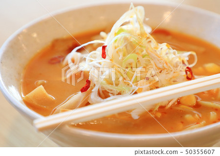 Delicious spicy miso ramen 50355607