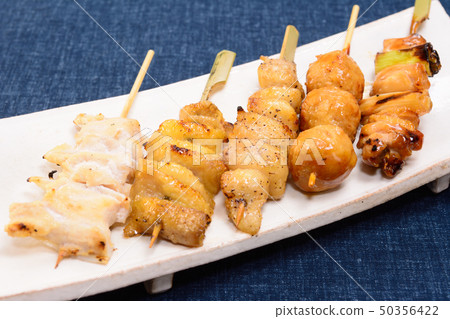 Assorted delicious yakitori 50356422