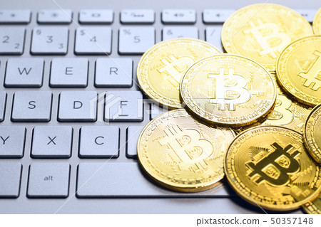 Golden bitcoin coins Golden bitcoin coins 50357148
