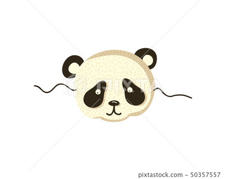 Cute panda. Mask on the face. Vector illustration. Cute panda. Mask on the face. Vector illustration. 50357557
