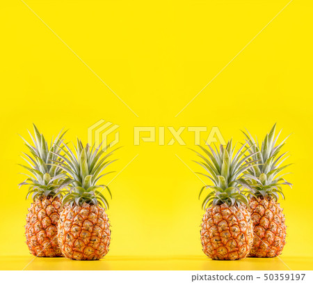 Feng pear yellow background water fruit summer pineapple fruit summer summer pineapple Feng pear yellow background water fruit summer pineapple fruit summer summer pineapple 50359197