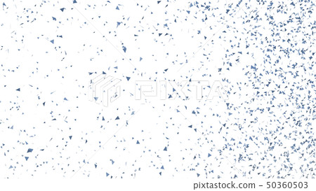 CG粒子三角形的五彩紙屑 50360503