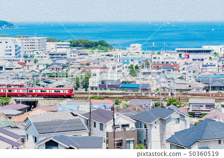 [Kanagawa] Cityscape of Yokosuka 50360519