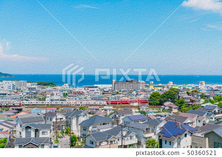 [Kanagawa] Cityscape of Yokosuka 50360521