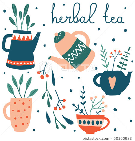 Cute herbal Tea set 50360988