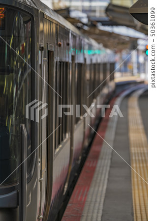 Tennoji Station Hanwa Line Commuter Train Tennoji Station Hanwa Line Commuter Train 50361099