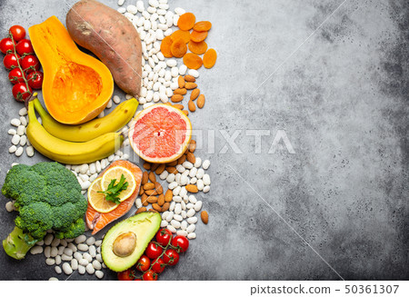 Natural food sources of potassium 50361307