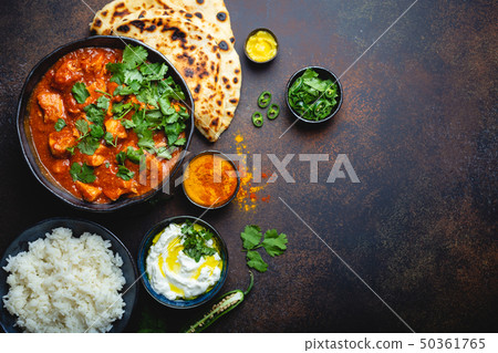 Indian dish Chicken tikka masala 50361765