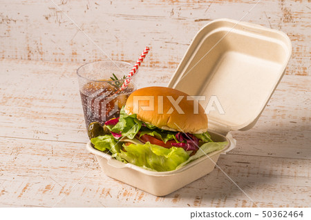 Flight chicken (Tatsuta) burger Fried chicken burger 50362464