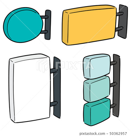 vector set of billboard vector set of billboard 50362957