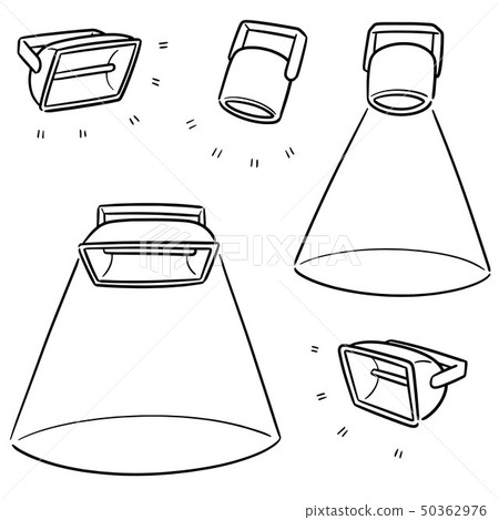 vector set of spotlight vector set of spotlight 50362976
