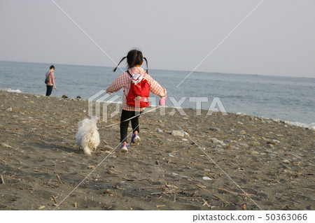 White dog girl White dog girl 50363066