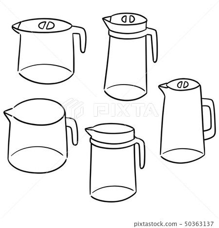 vector set of water pitcher vector set of water pitcher 50363137