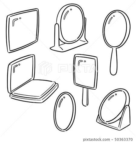 vector set of mirror 50363370
