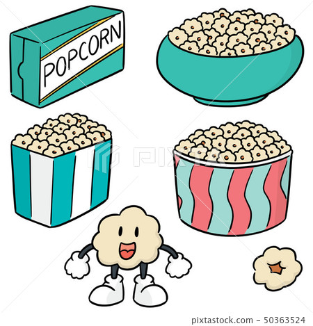 vector set of popcorn vector set of popcorn 50363524