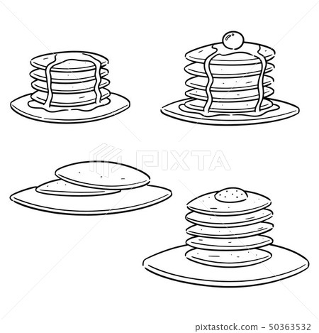 vector set of pancake vector set of pancake 50363532