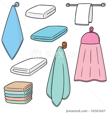 vector set of hand towel vector set of hand towel 50363847