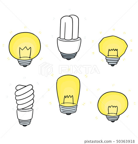 vector set of light bulb vector set of light bulb 50363918