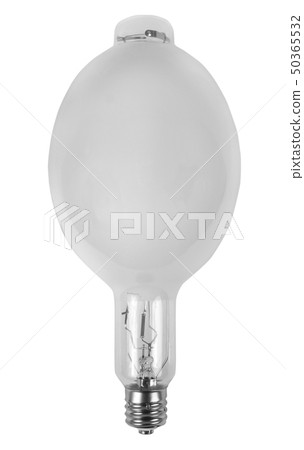 Economical light lamp isolated on white Economical light lamp isolated on white 50365532
