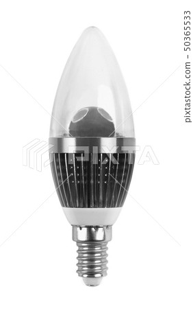 Economical light lamp isolated on white Economical light lamp isolated on white 50365533