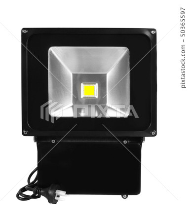 Economical light lamp isolated on white Economical light lamp isolated on white 50365597