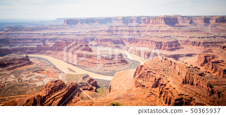 Dead Horse Point in Utah - wide angle view 50365937