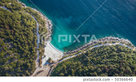 Marble beach (Saliara beach). Thassos island, 50366640