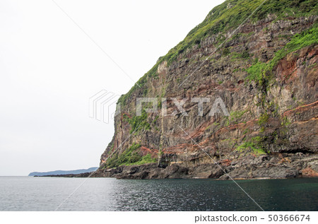 A view of the cliffs of Chifu, Oki Island 50366674