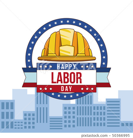 Happy labor day card 50366995