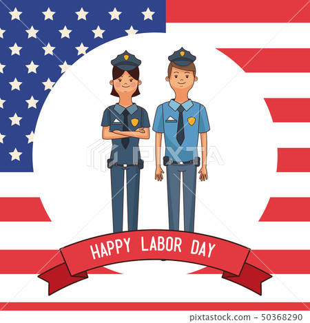 Happy labor day card 50368290