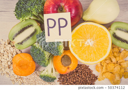 Ingredients or products containing vitamin PP 50374112