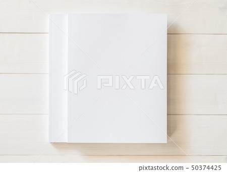 Mock-up book cover blank A4 size paperback mockup  50374425