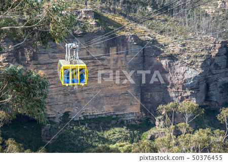 Cable sky tour in Blue Mountains, Australia. 50376455
