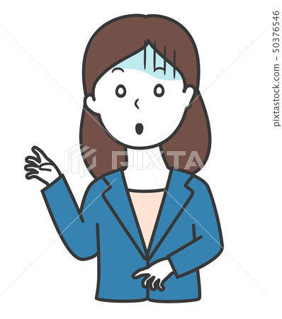 一個困惑的西裝的女人 一個困惑的西裝的女人 50376546