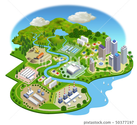 城市景觀2-A插圖 50377197