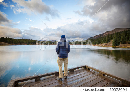 Man on the lake Man on the lake 50378094