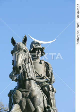 Date Masamune Equestrian Statue Aoba Castle Cape Sendai City 50380363