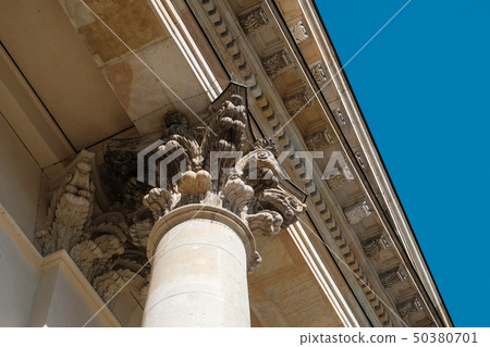 ornate detail on the columns of the French Dome at ornate detail on the columns of the French Dome at 50380701