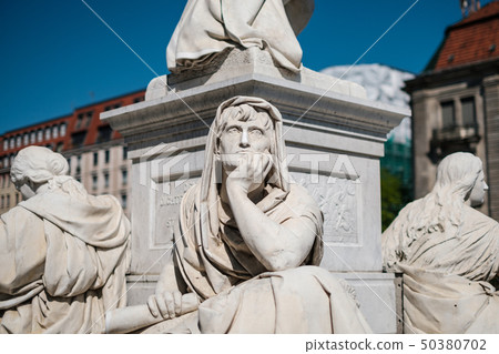 Portrait of a thinking philosopher sculpture at 50380702