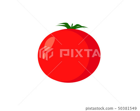 Red tomato vegetable logo icon  50381549